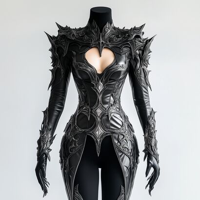 DARK LEATHER SUIT - a Digital Art Artowrk by Formzee